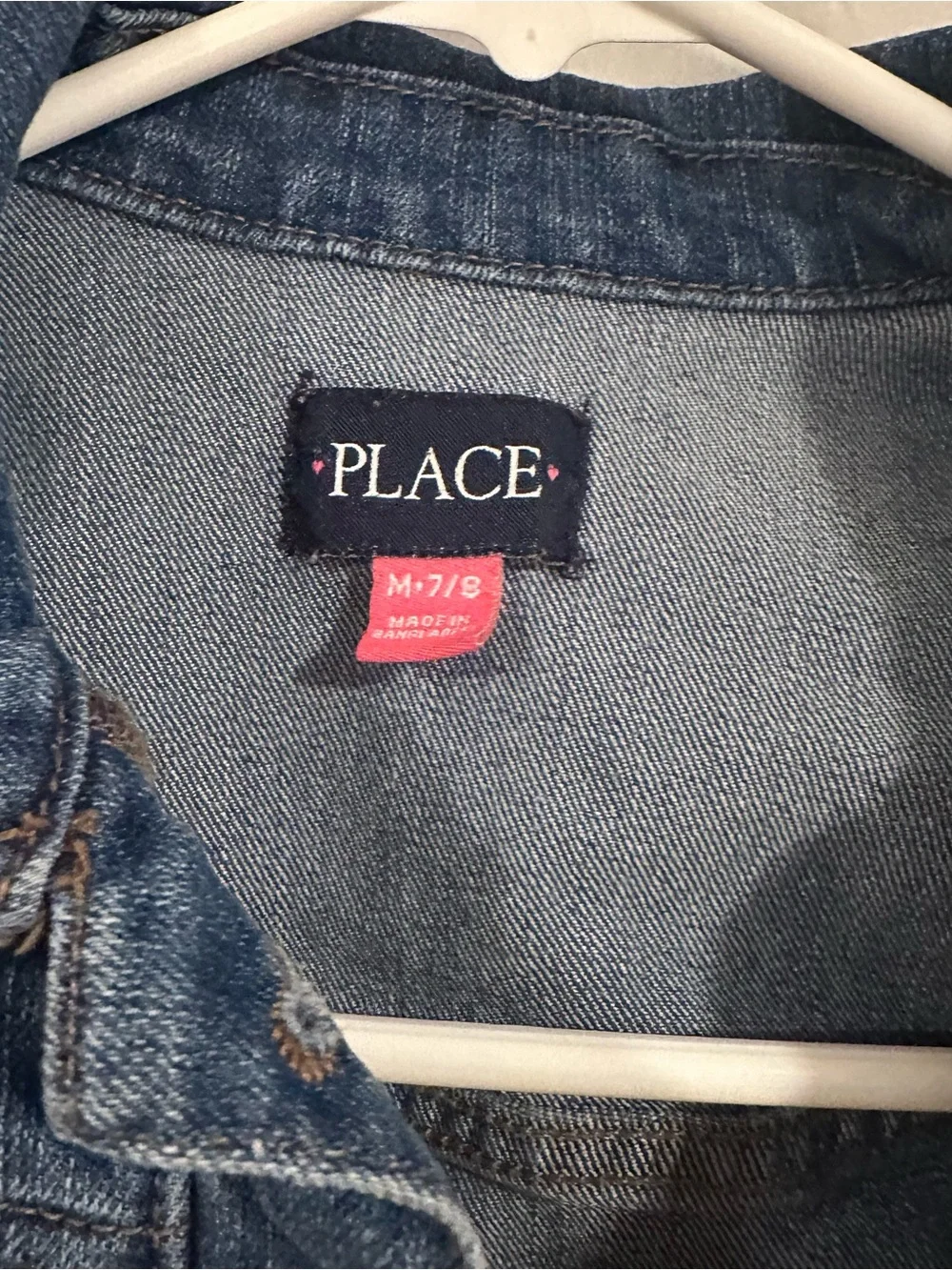 The Children's Place Dark Blue Denim Jacket for Kids